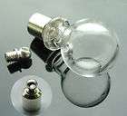 Floating Mix Opals Glass Bulb Pendant vial SP Cap 1183  