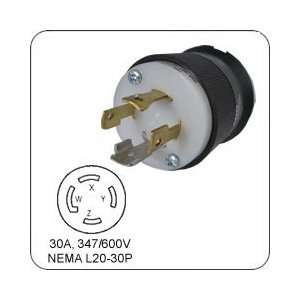  HUBBELL HBL2771 AC Plug NEMA L20 30 Male