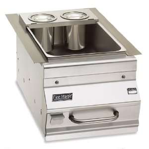  1D S0 Stainless Steel Stainless Steel Bar Caddy with Sliding Storage 
