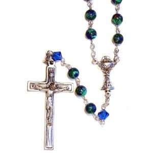  Azurite Gemstone Rosary Jewelry