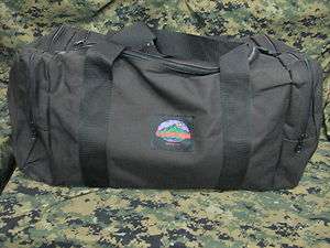 camp inn duffle bag black with pouch NEW MADE IN USA camping  