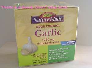 Nature Made Odorless Garlic Supplement 300 Tablets  