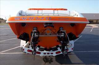 2007 Magic 34 Sorcerer Mid Cabin Open Bow ONLY 98 hrs in Powerboats 