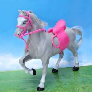   Mane And Pink Saddle For Barbie Ken Dolls  Toys & Games  
