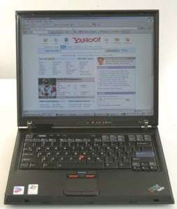 IBM ThinkPad T43 2373 Intel 2GHz 60GB WIRELESS XP PRO W/ CASE & WEBCAM 