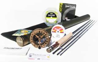 NEW SAGE TXL F 3610 4 FLY ROD OUTFIT, FREE WW SHIPPING  