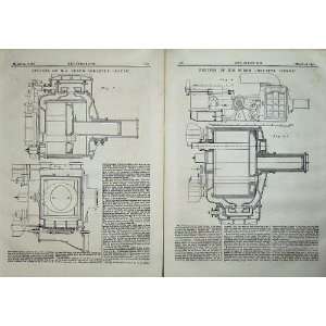   1876 Engineering Diagrams Engines Screw Corvette Rover