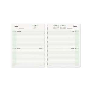   Two Days per Page Organizer Refill, 8 1/2 x 11, 2012