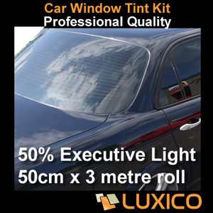 50% Light SunTek Car Window Film Tint Tinting 50cmx3m  