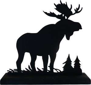 Majestic Moose Hand cut Wood Decorative Silhouette Gift  