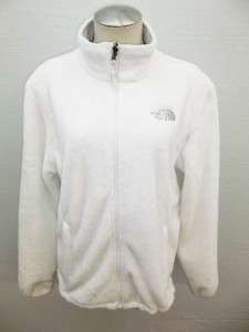 The North Face Womens White Osito Fleece Jacket Size Large  