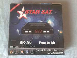 Smallest receiver StarSat SR A6 Digital Satellite receiver  