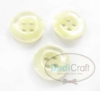 10 PLASTIC 4 HOLES ROUND BUTTON WHOLESALE SEWING X0074  