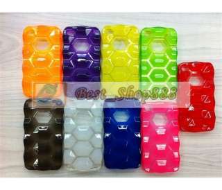 10pcs/lot Clear TPU Case For iPhone 4S 4 4G Soft Diamond Gel Color 