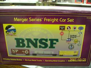 MTH Premier Burlington Northern BNSF Merger Series Set 20 90007  