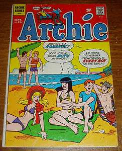 Archie #221 Surf Cover Beach Theme Betty in a Bikini  