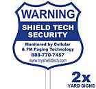yard signs poles stakes decals warning for home security
