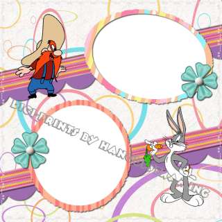 LOONEY TUNES~DIGITAL SCRAPBOOKING~PRE MADE PAGES~*CD*  