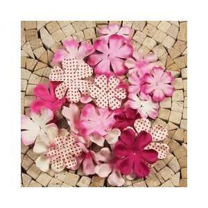  Prima   E Line   Flower Embellishments   Pink Mix 5 Toys 