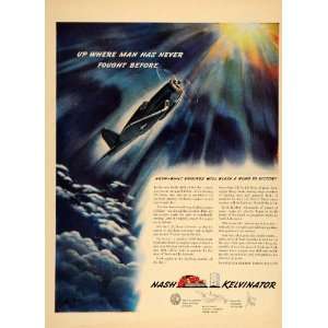  1942 Ad WWII Corsair Navy Fighter Plane Nash Kelvinator 