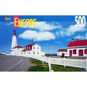  Encore 500pc. Puzzle Pointe Au Pere Lighthouse, Quebec 