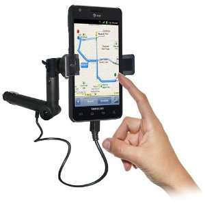 AMZ93407 Lighter Socket Phone Car Mount with Charging and Case System 