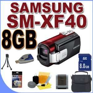  Samsung SMX F40 Ultra Zoom Camcorder (Red) BigVALUEInc 