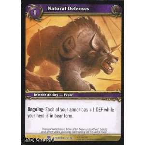   Heroes of Azeroth   Natural Defenses #026 Mint English) Toys & Games