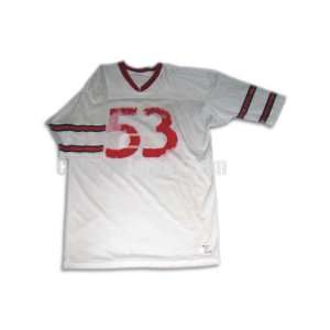    White No. 53 Team Issued Cornell Football Jersey