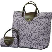 WHOLESALE 48 pcs Portable Folding Shopping Tote Bag  M  