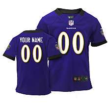Toddler Nike Baltimore Ravens Customized Game Team Color Jersey (2T 4T 
