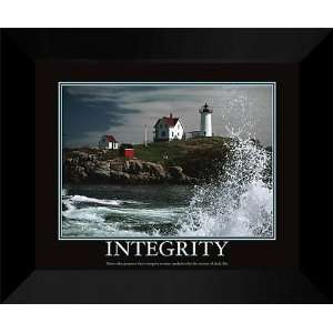  Motivational FRAMED 15x18 Motivational Integrity