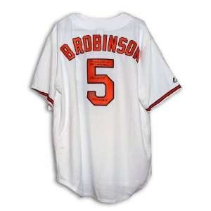 Autographed Brooks Robinson Jersey   with 1970 WS MVP Inscription 