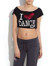 Black (Black) Pineapple Black Crop Heart Top  253529601  New Look