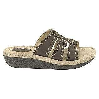   Slide Sandal Wide Width   Brown  Cobbie Cuddlers Shoes Womens Sandals