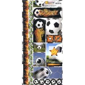  Name of the Game Soccer Balls Cardstock Stickers Arts 
