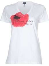ARMANI JEANS   Printed t shirt