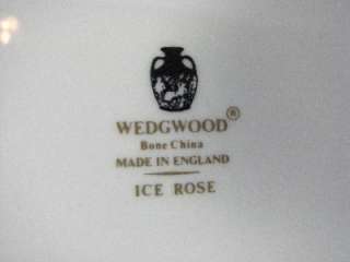 Wedgwood ICE ROSE China Pattern R4306 Blue Rose No Trim Dinner Plate 9 