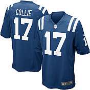 Mens Nike Indianapolis Colts Austin Collie Game Team Color Jersey 