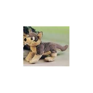  7.5 Inch Small Stuffed Wolf By SOS Toys & Games