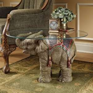  Indian Elephant Sculptural Table