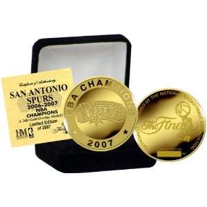 SAN ANTONIO SPURS 2007 San Antonio Spurs NBA CHAMPION 24KT GOLD 