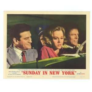 Sunday in New York Movie Poster (11 x 14 Inches   28cm x 36cm) (1964 
