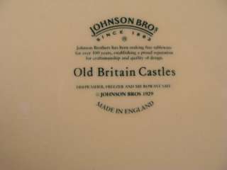 JOHNSON BROS OLD BRITAIN CASTLES PINK DINNER PLATE  