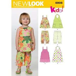  New Look Sewing Pattern 6906 Toddler Dresses, Size A (1/2 