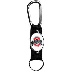  Ohio State Buckeyes Black Carabiner Clip Keychain Sports 