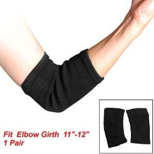   Blk Stretchy Elbow Support Brace Sleeve Protectors