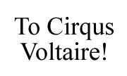 Cirqus Voltaire Pinball Machine Target Decal Set  