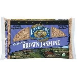  Rice, Organic, Jasmine, Brown, lb (pack of 25 ) Health 