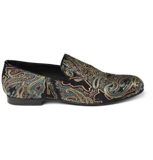  Shoes  Loafers  Loafers  Paisley Patterned Loafers